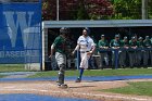 Baseball vs Babson  Wheaton College Baseball vs Babson during Championship game of the NEWMAC Championship hosted by Wheaton. - (Photo by Keith Nordstrom) : Wheaton, baseball, NEWMAC